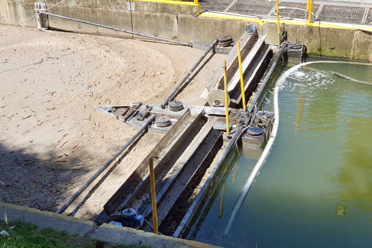 Estação de tratamento de Água - Floculação.